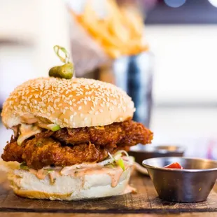 Our chipotle chicken sandwich