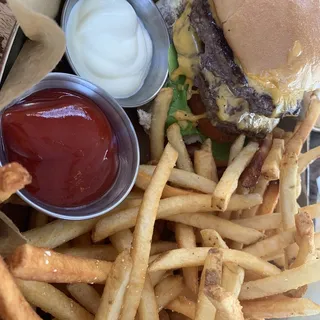 Cebu Burger and Fries Plate