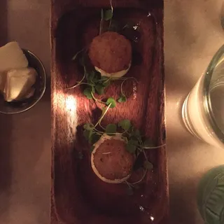 Wild Mushroom Risotto Balls Plate