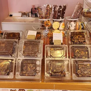 Individually packed brownies