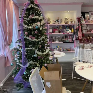 Cute Christmas tree for holiday season