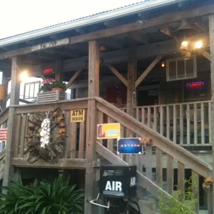 the front of the restaurant