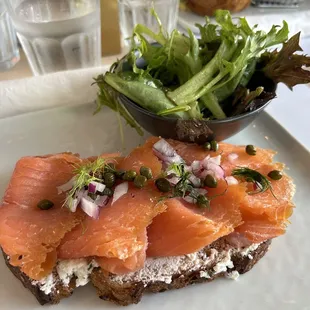 Salmon Tartine