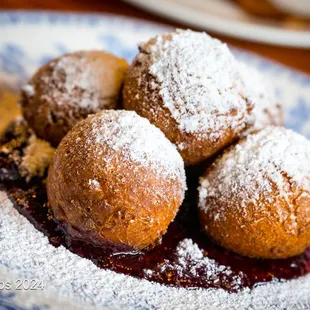 Abuelita&apos;s Doughnuts w/ Berry Compote