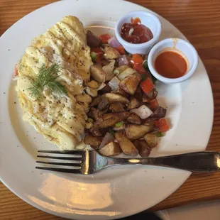 Seafood Omelette