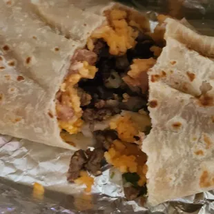 Carne asada burrito