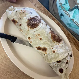 Chili Verde Breakfast Burrito (XL size)
