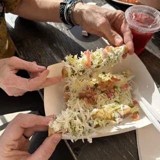 Rolled Tacos with evertything