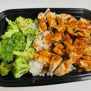 Teriyaki chicken platter