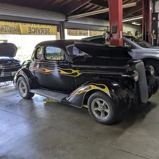 Hot Rod being recommissioned after being stored for several years.