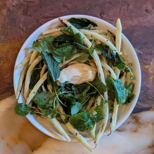 Charred Wax Bean - okay
