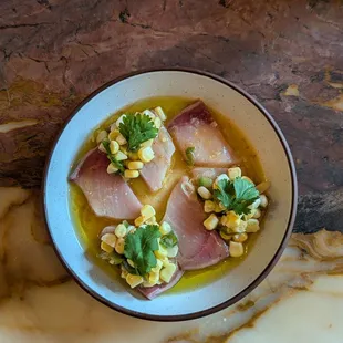 Hamachi Crudo