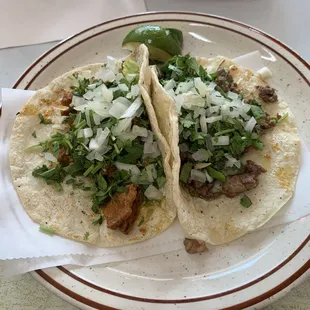 Tacos Al Pastor Taco de Carne Asada