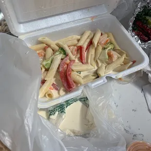 pasta dish, pasta, food