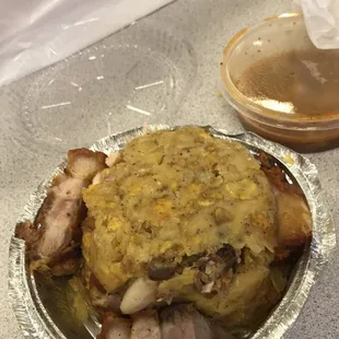Mofongo de chicharron