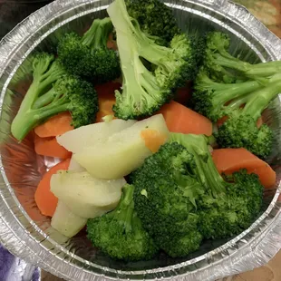 A side steamed beggies