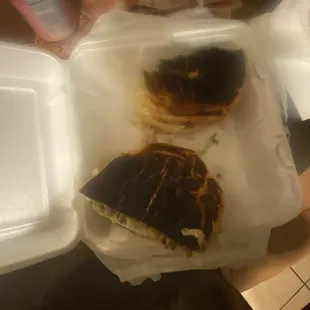 The burnt Tortas