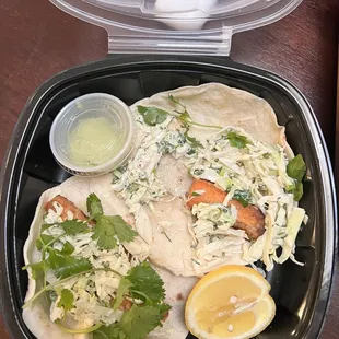 Salmon Tacos