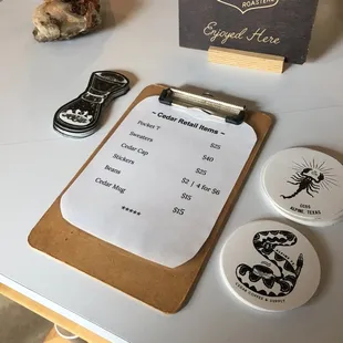 Extra merch to commentate your visit...