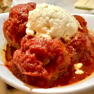 Wagyu Beef Meatballs house-made daily, marinara, fresh whipped ricotta, herbs
