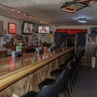 the bar