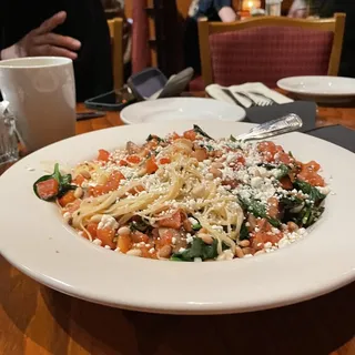 Angel Hair Pasta Plate Dinner