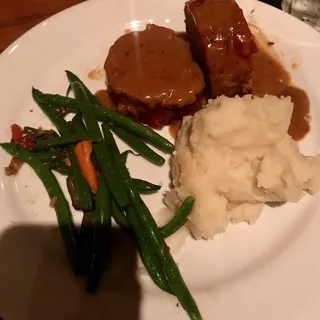 Meatloaf and Mashed Potatoes