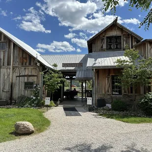 View of the distillery