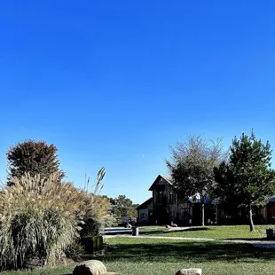 outside