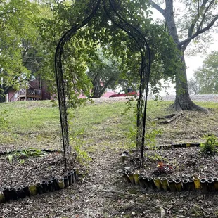 Entrance to the properties trails