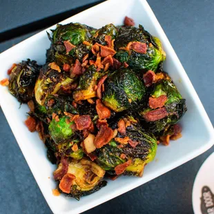 Crispy Sweet Chili Brussel Sprouts