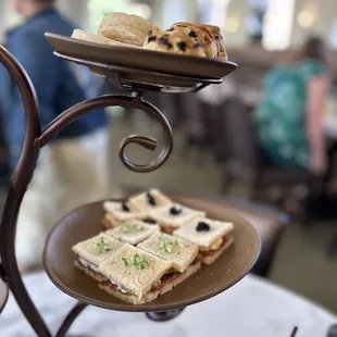 High Tea Sandwiches and Scones