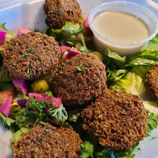 Falafel platter