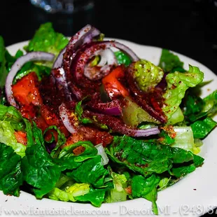 This is a salad that comes with any dinner. Might as well call it a fettush