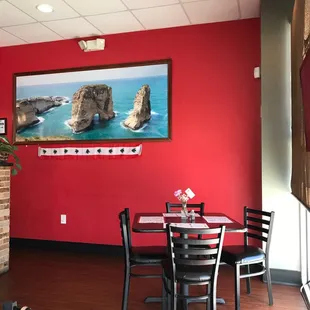 Dining section