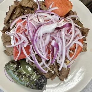 Gyro Dinner Plate