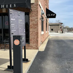 the outside of the building