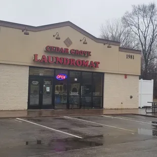 Its located on the right side of New Mart gas station next to the McDonald's.