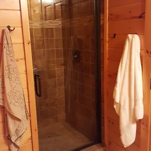 Large shower bathroom