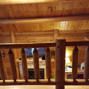 Loft looking down to great room