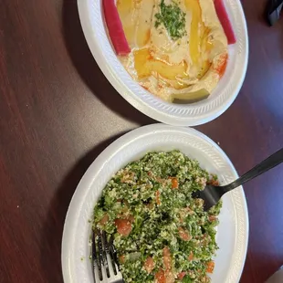 Hummous Dip, Tabbouleh