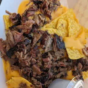 Brisket nachos, pretty good