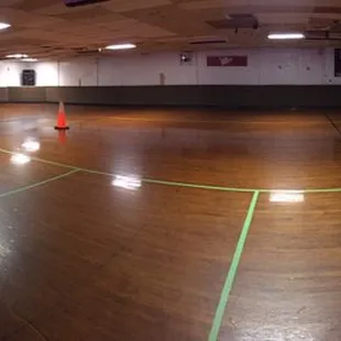 The rink. Old but smooth.