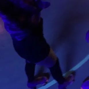 The closest photo I took with the skates.