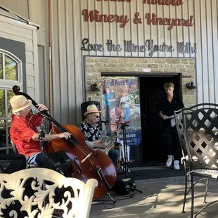 Music is played outside, buyer beware of seasons.