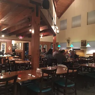 the dining area
