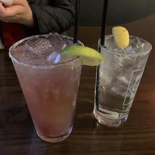Blackberry margarita and Canyon breeze