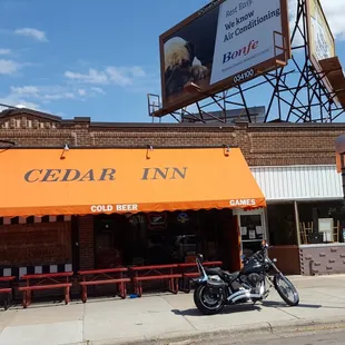 Behold the greatest bar on Cedar and 42nd.