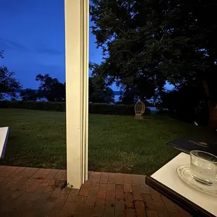 View of the Potomac River from the patio