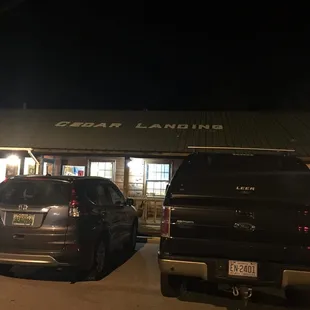 Outside view night time